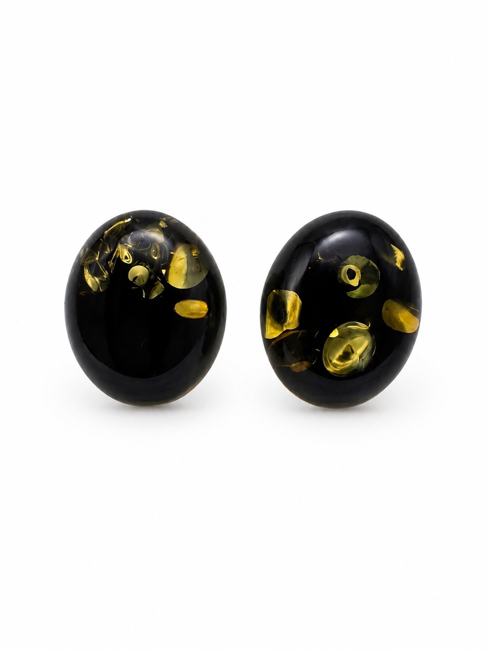 S925 Baltic Amber Studs